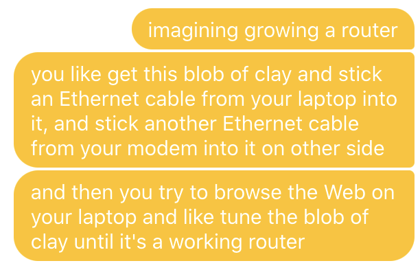 @rsnous: "growing a router" Image from Twitter.