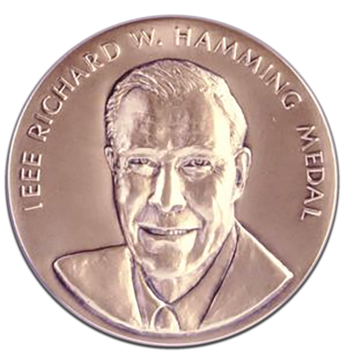 The IEEE Richard Hamming Medal. Image via the Engineering and Technology History Wiki. 