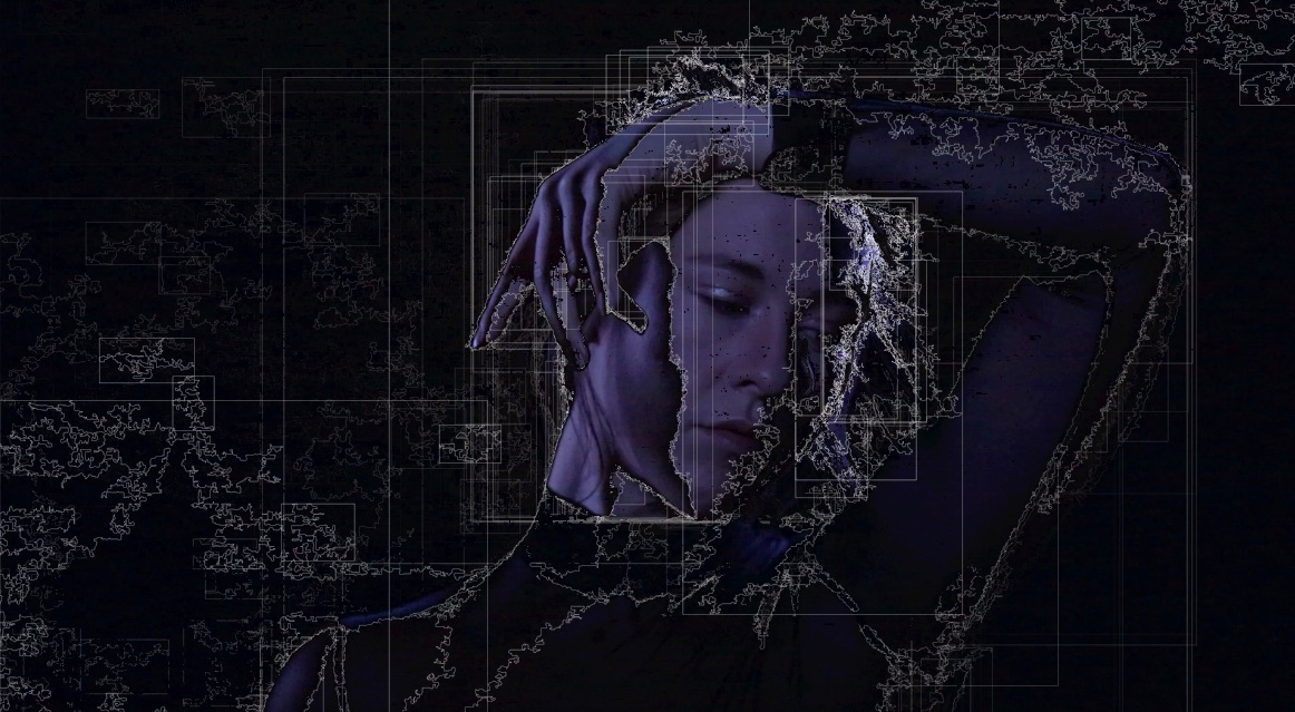A still from Char's "Empathy Machine Interaction" show. Image from Char Stiles.