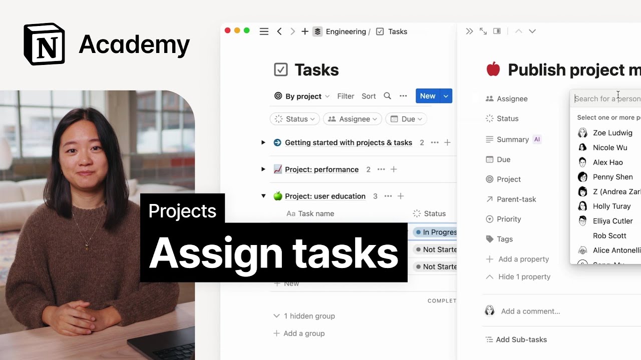 Assign tasks to others