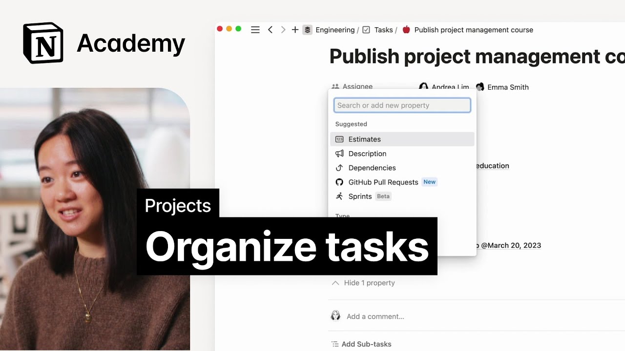 Organize tasks