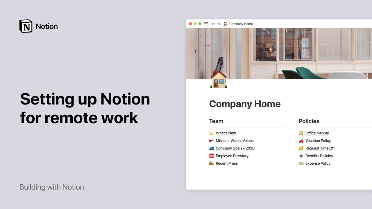 Using Notion for Remote Work