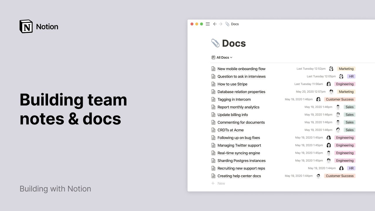 Team Notes & Docs