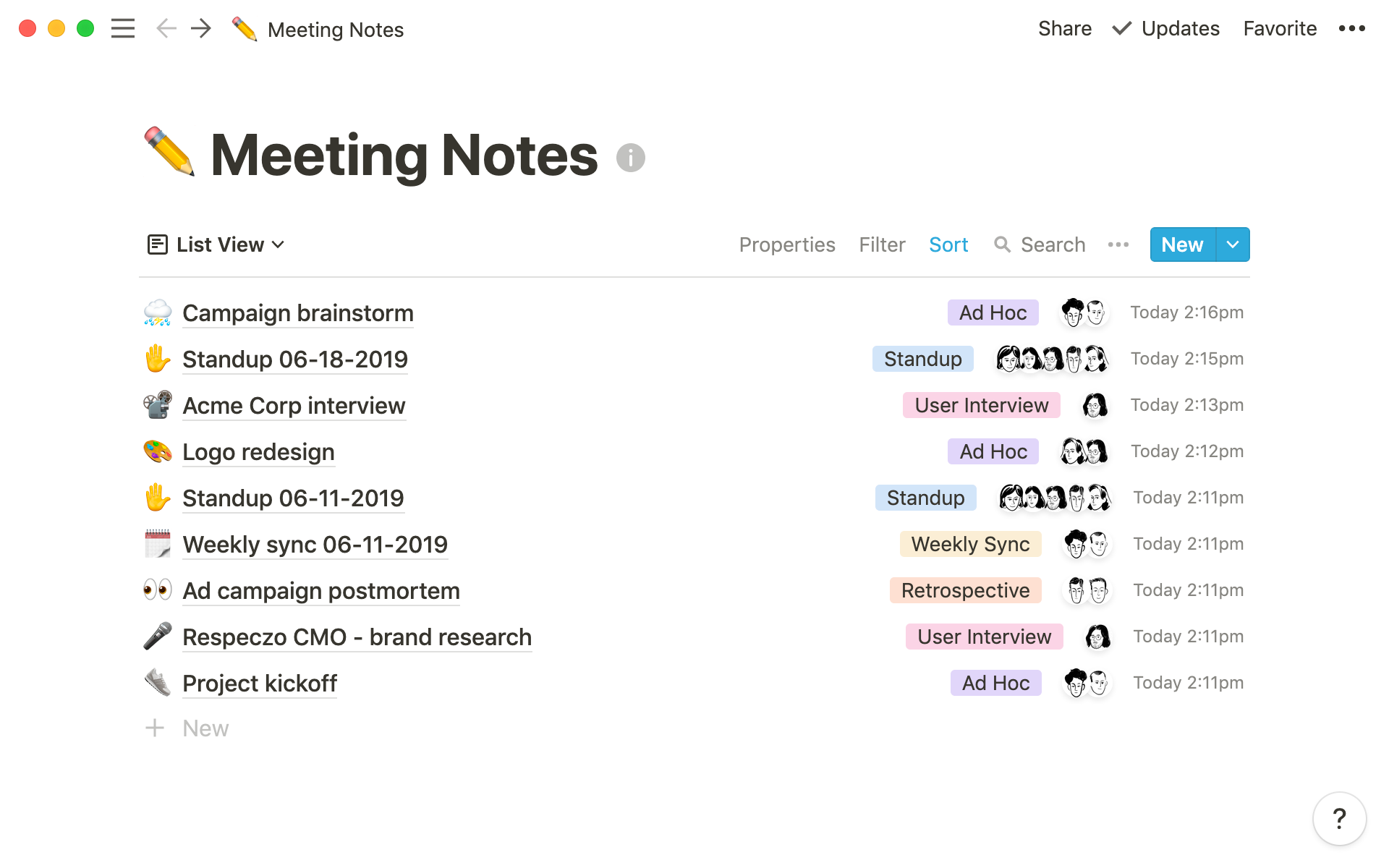 Centralize meeting notes and action items so everyone’s informed and prepared