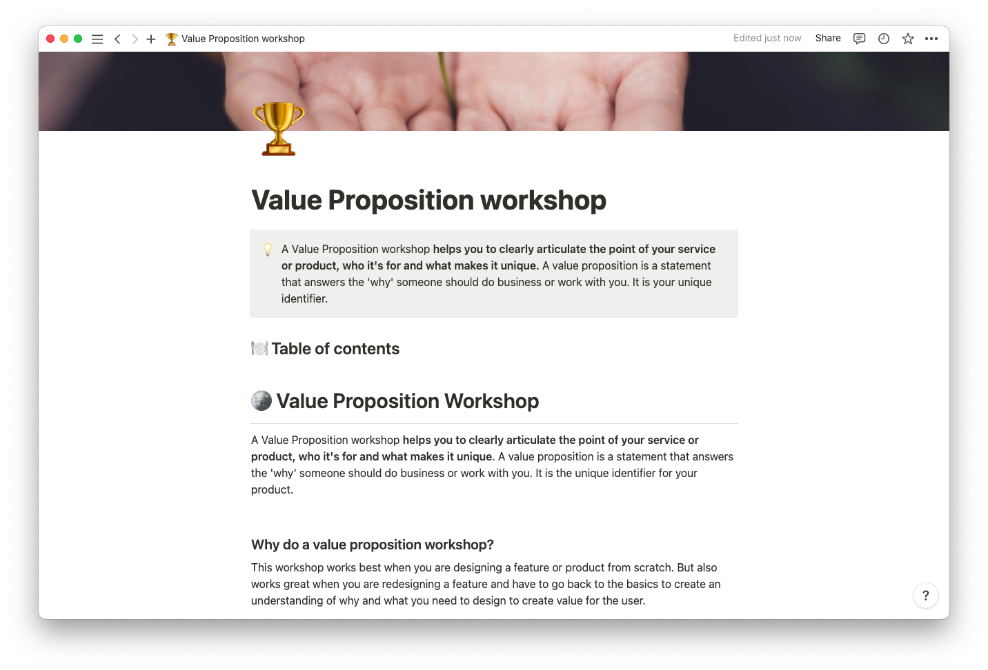 Value proposition template thumbnail