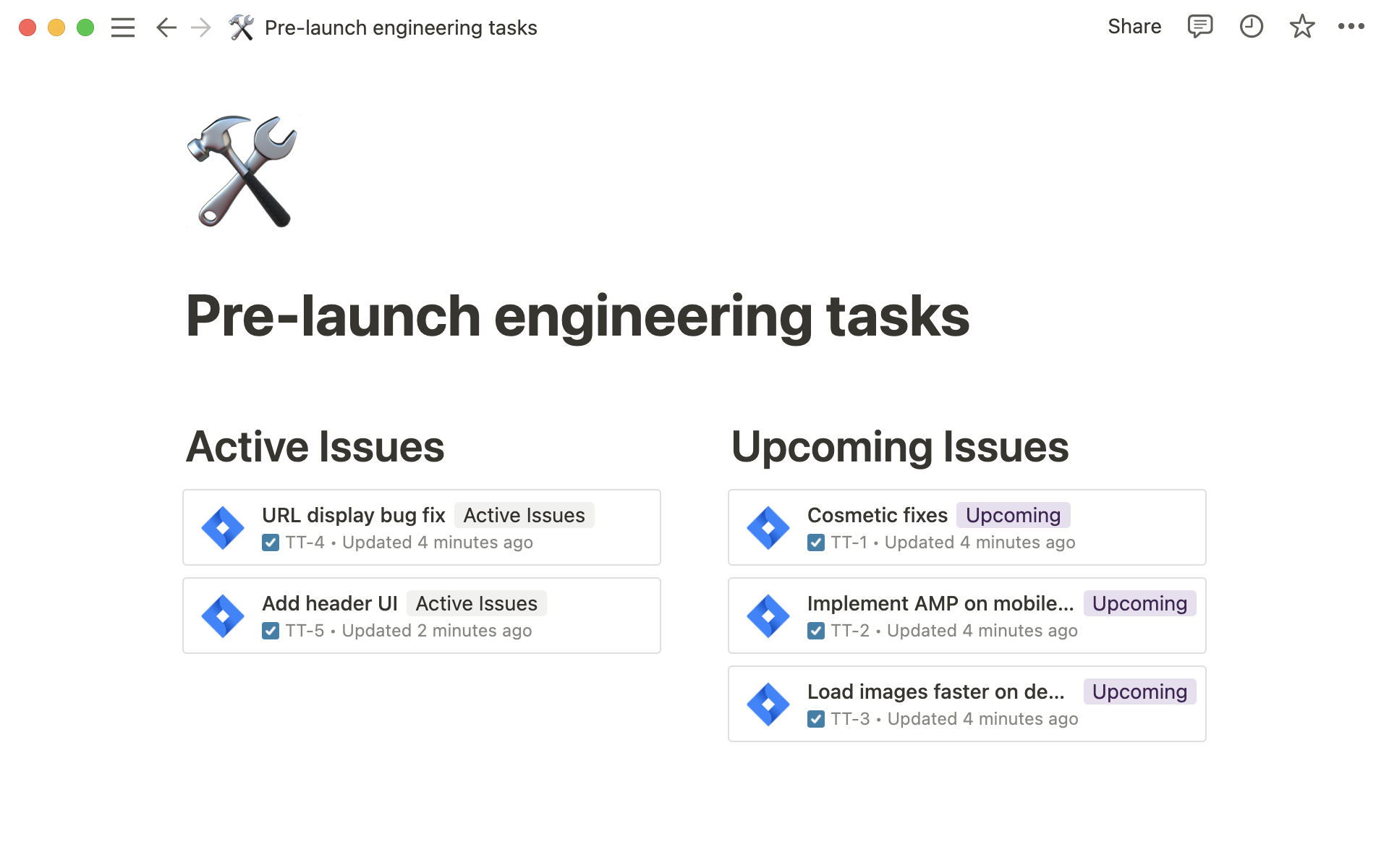 Engineering teams can get live previews of Jira tasks right in Notion.