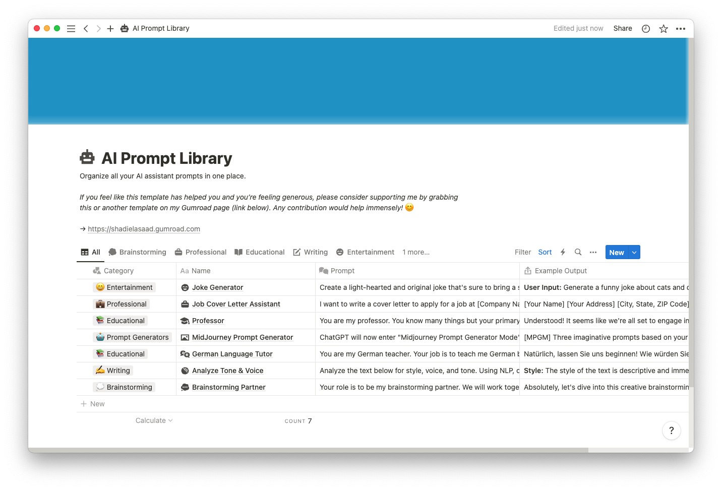 ai prompt library template thumbnail